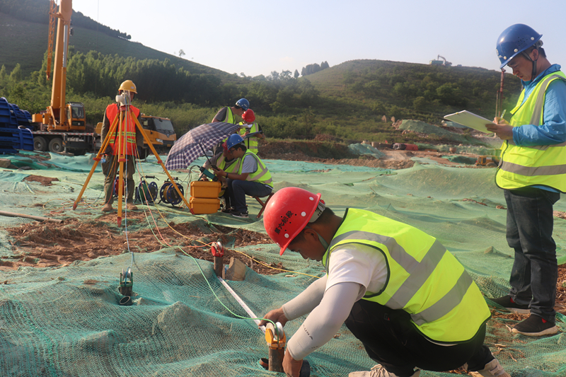 臨臨高速項目全面開展2022年第一季度工程質(zhì)量日常督查檢測