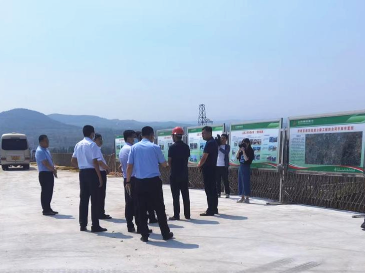 淄博市副市長兼淄川區(qū)區(qū)委書記田兵兵赴孝婦河特大橋施工現(xiàn)場開展調研督導