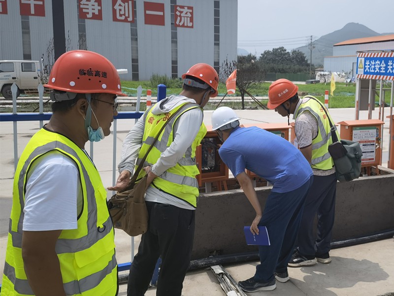 臨臨高速六標(biāo)迎接山東高速集團(tuán)公司 2022年度半年綜合檢查