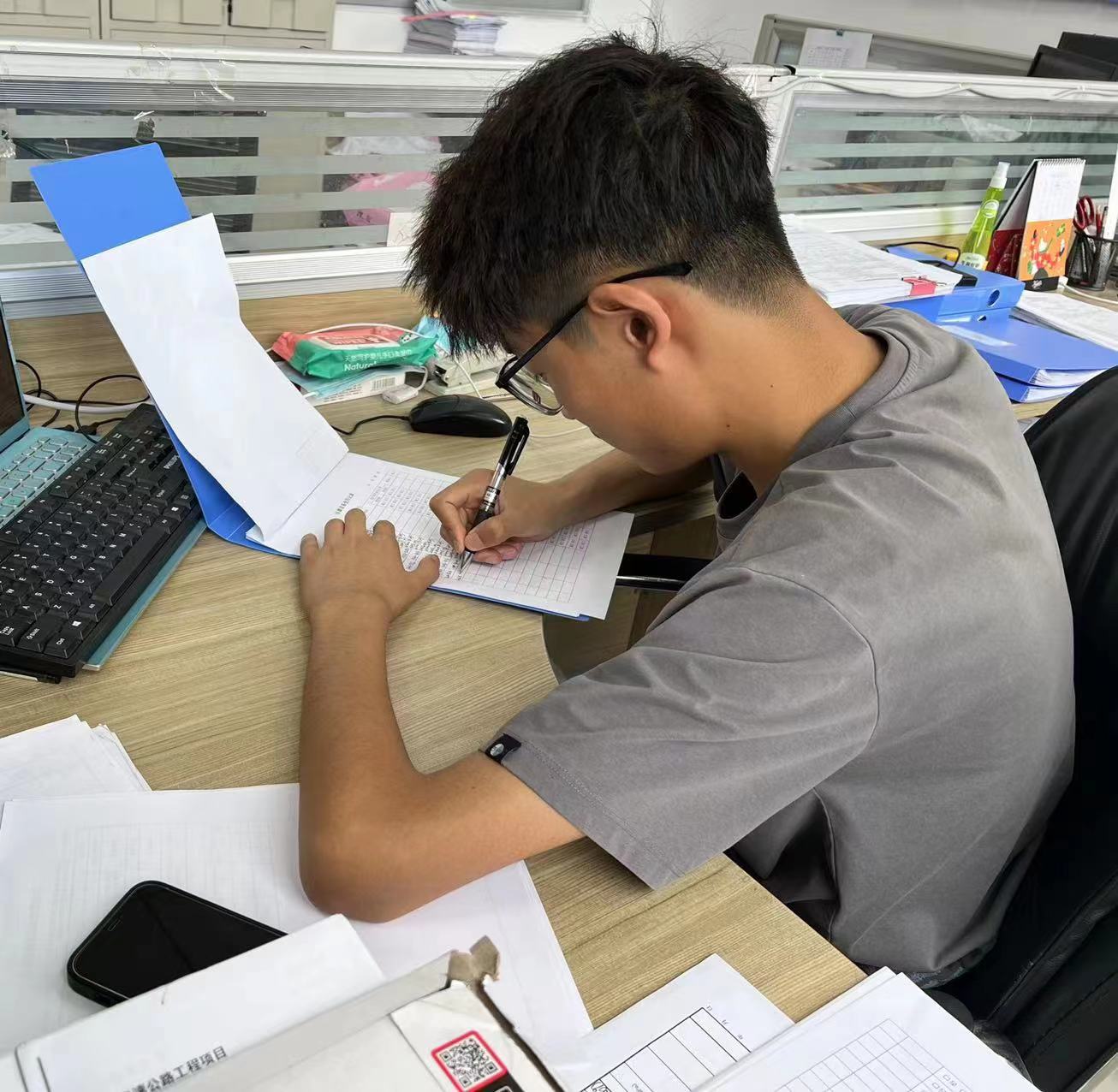 我是魯中公路的新兵：臨臨高速項(xiàng)目部李樹鑫