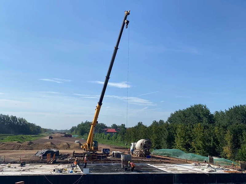 郯城G205項目K13+943通道涵主體工程順利完工