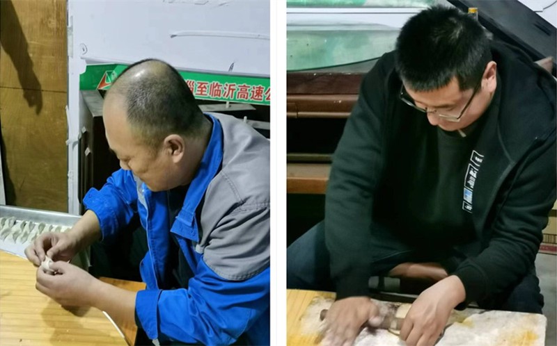 第五區(qū)域項(xiàng)目部冬至小團(tuán)圓，吃上熱餃子