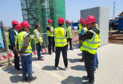 人民路項(xiàng)目部組織市政工程現(xiàn)場安全文明施工學(xué)習(xí)交流會