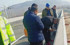 養(yǎng)護(hù)分公司安樂(lè)大橋順利通過(guò)交工檢測(cè)